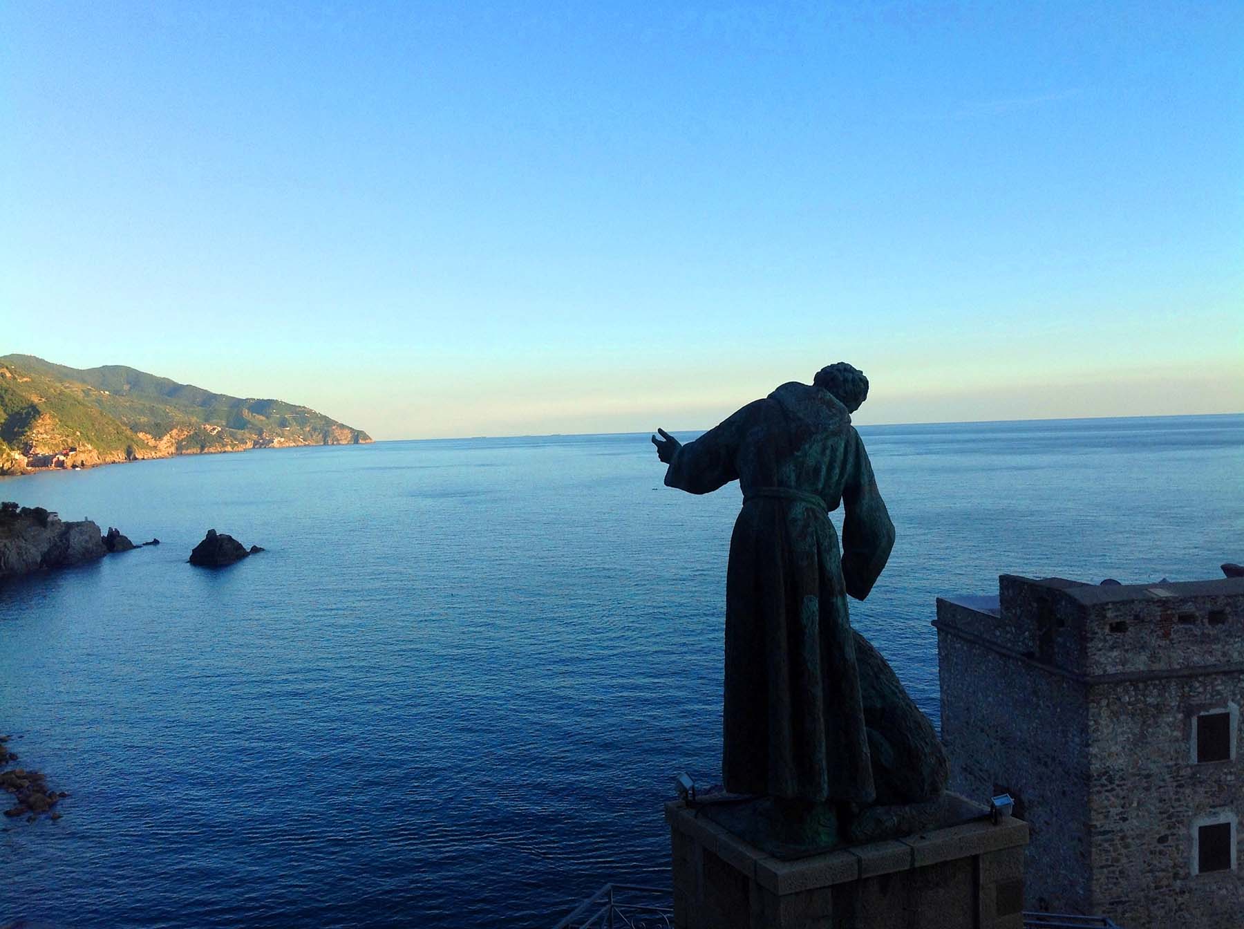 Estátua de São Francisco de Assis, Monterosso, Cinque Terre