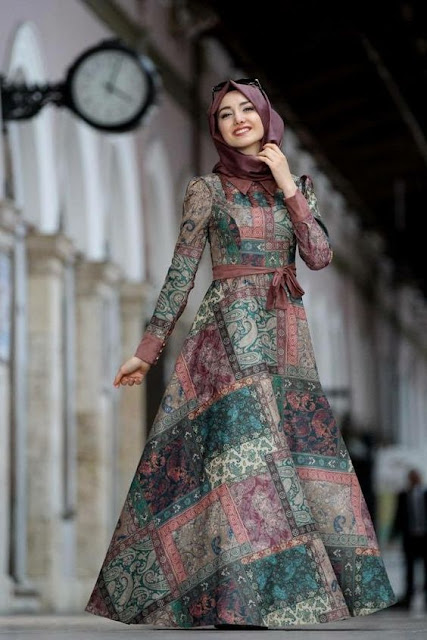 Model Baju Gamis Muslimah Untuk Pesta dan Lebaran