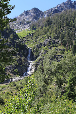 A Waterfall Seen from Ingalls Creek Originating from Enchantments