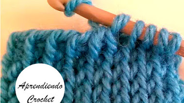 Aprendemos a tejer el Punto Tejido en Crochet Tunecino / Video Tutorial