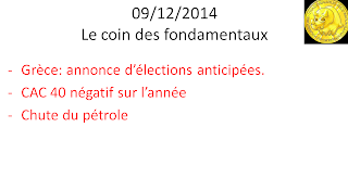 Actualités bourse 09/12/2014