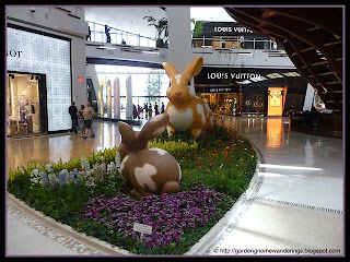 indoor garden at Crystals in City Center, Las Vegas