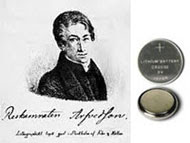 Johan Agustus Arfwedson : Lithium ditemukan pada tahun 1817. Baterai lithium memiliki logam lithium atau senyawa lithium sebagai anoda.