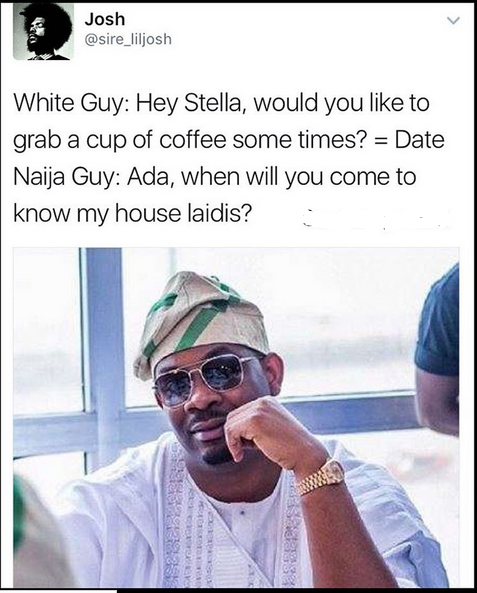 See The Difference Between A White Guy And Nigerian Guy When Wooing A Lady