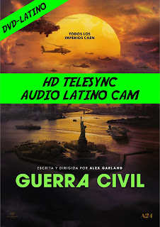 GUERRA CIVIL – CIVIL WAR – DVD-5 – TELESYNC – LATINO CAM – 2024 – (VIP)