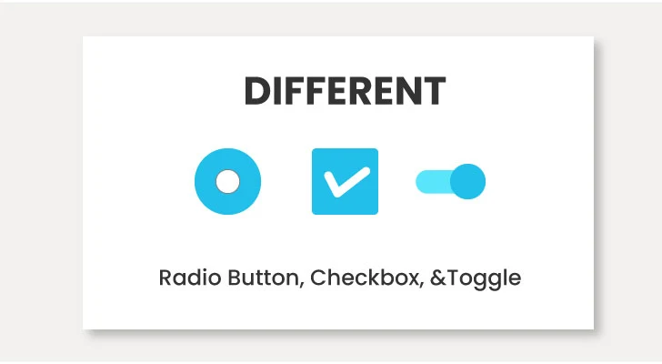 Beda Radio Button, Checkbox, dan Toggle dalam UI Desain 