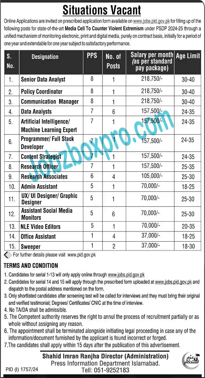 Press Information Department PID