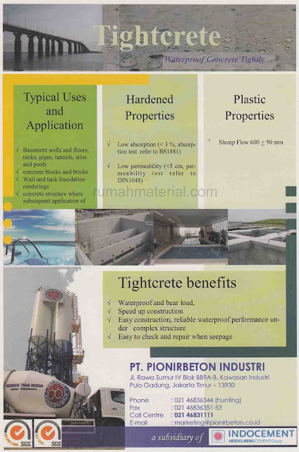 TIGHTCRETE Beton Readymix Waterproof