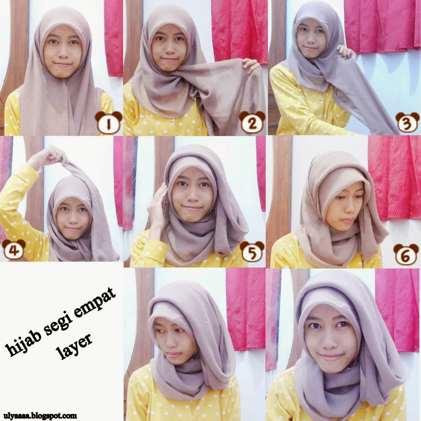  Tutorial Hijab Layer Samping untuk ke Kantor dan Kampus 