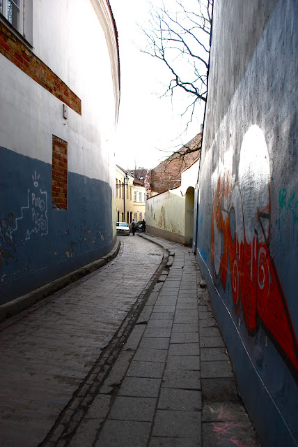 The smallest street in Vilnius - Siauriausia Vilniaus gatve