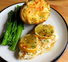 Lemon & Garlic Butter Baked Cod