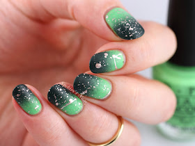 Matte Gradient Splatter Nails