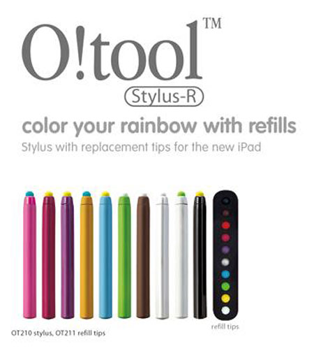 Colors Your Rainbow with O!tool Stylus-R