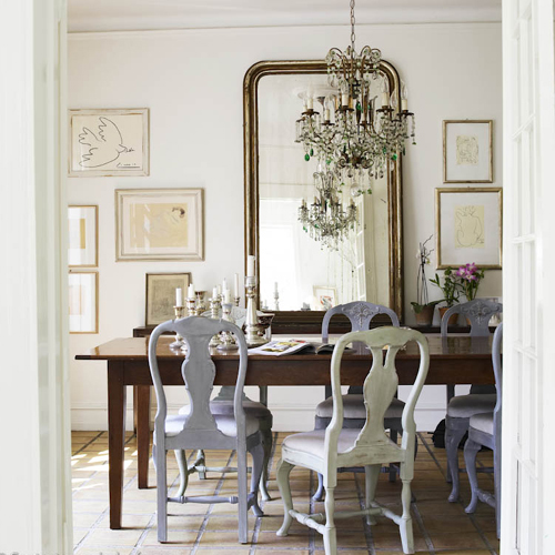 Mirror in Dining Room