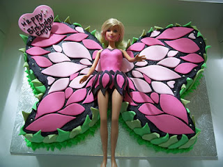 Barbie cakes for children parties