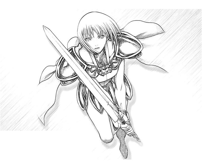 printable-claymore-clare-character_coloring-pages-1