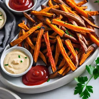 Crispy Air Fryer Sweet Potato Fries Recipe - Sweet Delight