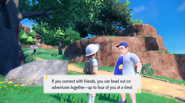 Pokémon Scarlet Violet connect with friends head out adventures science multiplayer