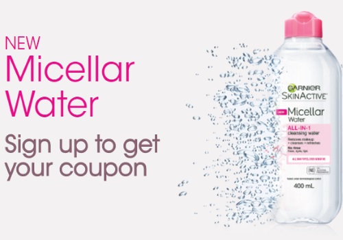  Garnier SkinActive Micellar Water Coupon