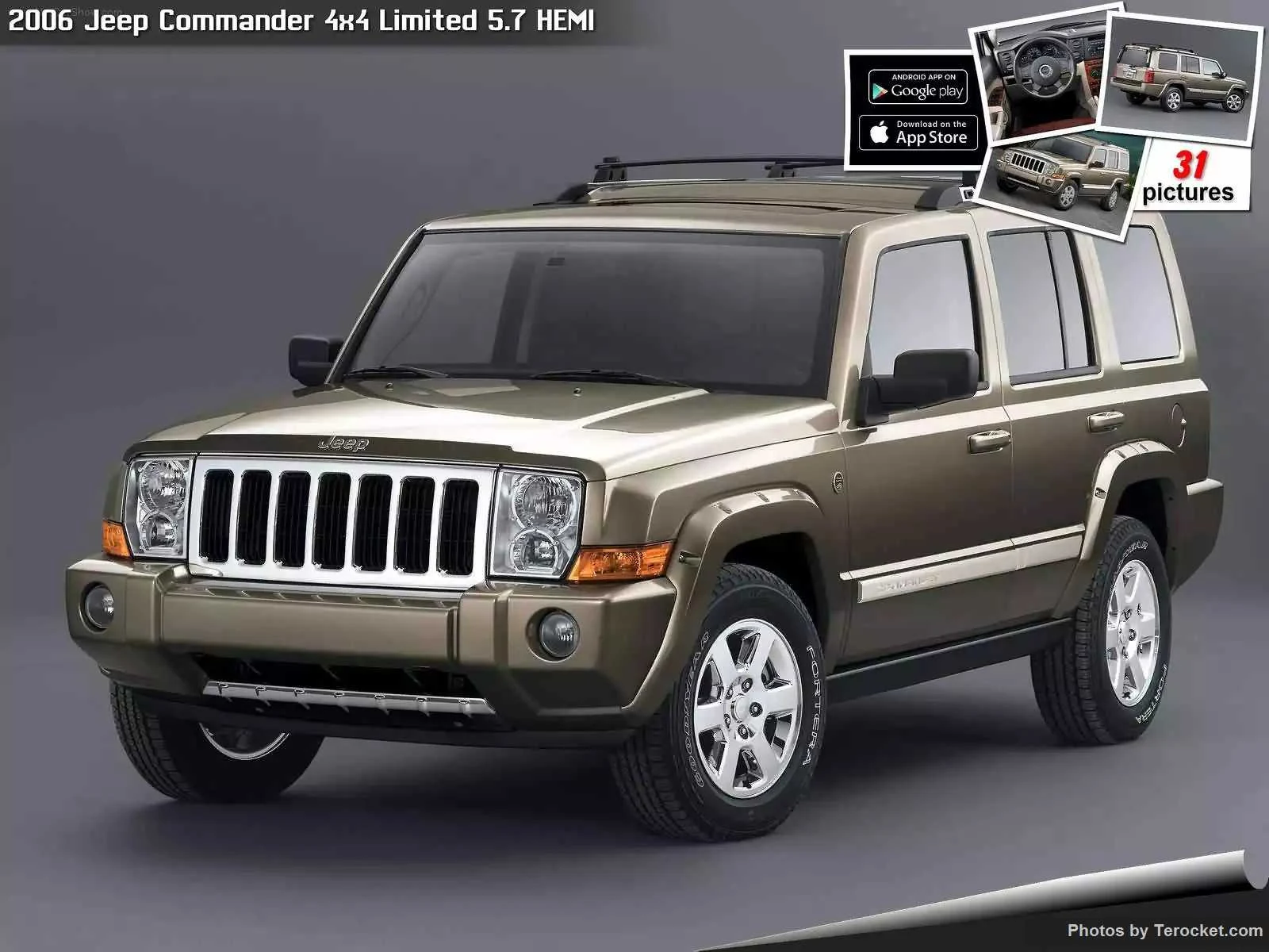 Hình ảnh xe ô tô Jeep Commander 4x4 Limited 5.7 HEMI 2006 & nội ngoại thất