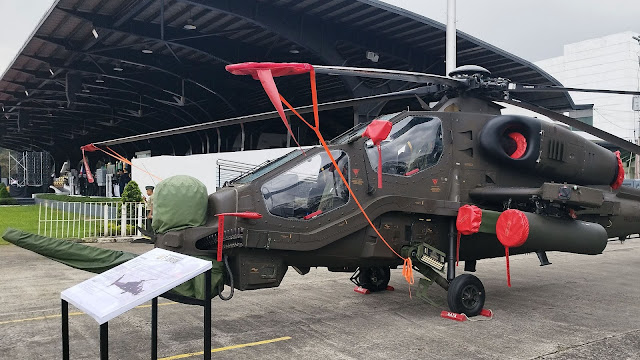 The Philippine Air Force’s T129B ATAK Helicopter at the AFP’s 88th Anniversary Celebrations