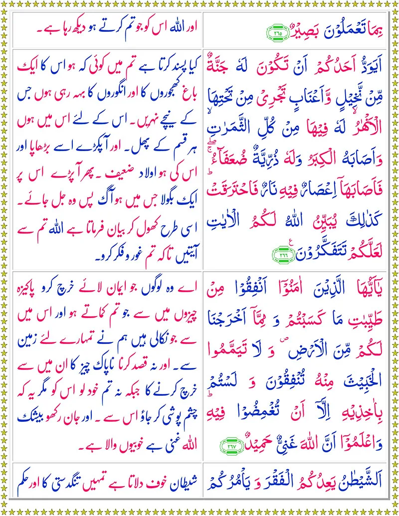 Surah Al Baqarah with Urdu Translation Page 5,Surah Al Baqarah  with Urdu Translation,Quran with Urdu Translation,Quran,