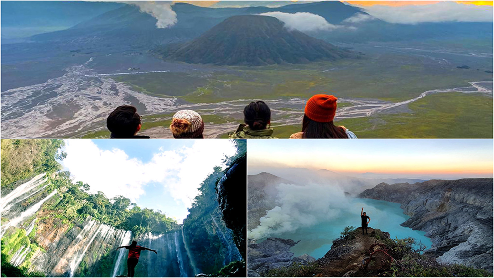 Mount Bromo, Tumpak Sewu Waterfall, Ijen Crater tour