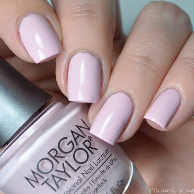 blush pink creme nail polish