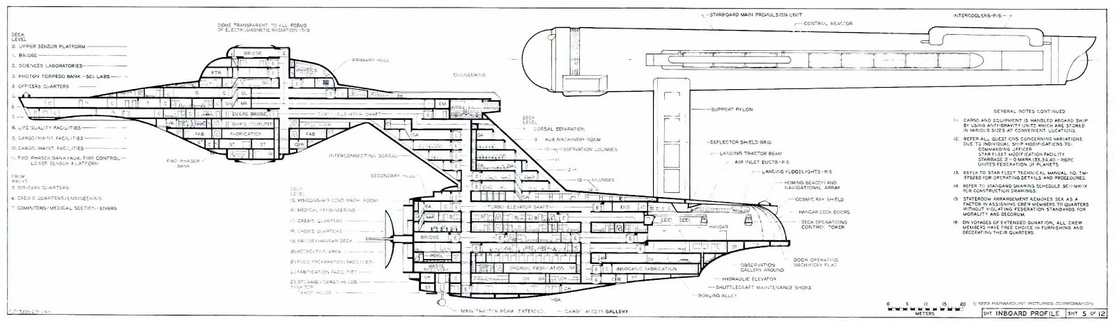 The Trek Collective: Slicing up the Enterprise - Cutaway ...