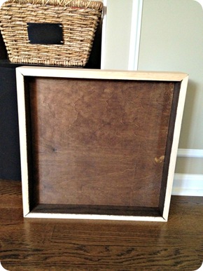 DIY wood tray