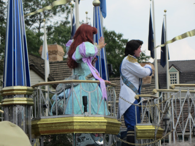 Princess Ariel and Prince Eric Castle Parade Float Magic Kingdom Walt Disney World