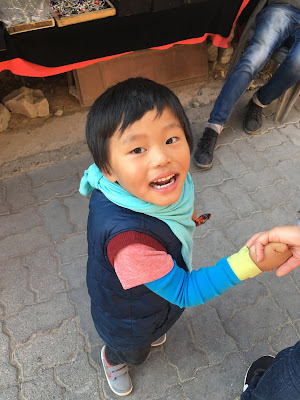 Las sonrisas de los niños y niñas eran increíbles