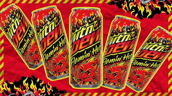 MTN DEW Released Spicy Flamin' Hot Drink