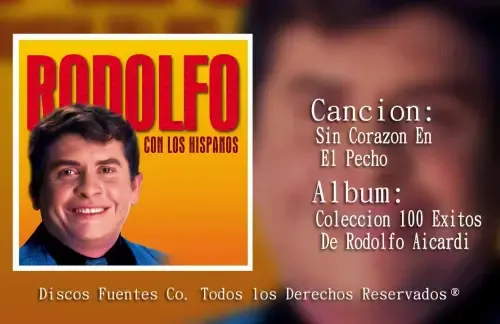 Sin Corazon En El Pecho | Rodolfo Aicardi Lyrics