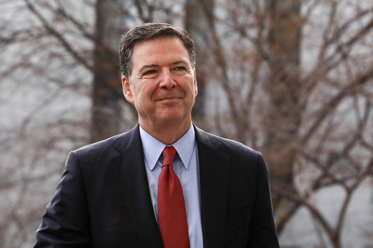 Former Federal Bureau of Investigation Director James Comey arrives at the Rayburn House Office Building to testify to the House Judiciary and Oversight and Government Reform committees on Capitol Hill in Washington on Dec. 17, 2018