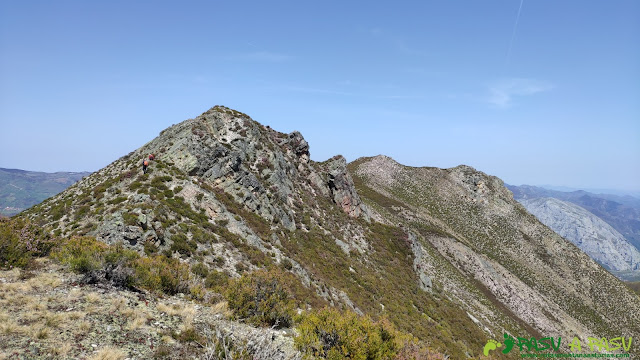 Zona alta de la Sierra, camino al Pico Vaxinas