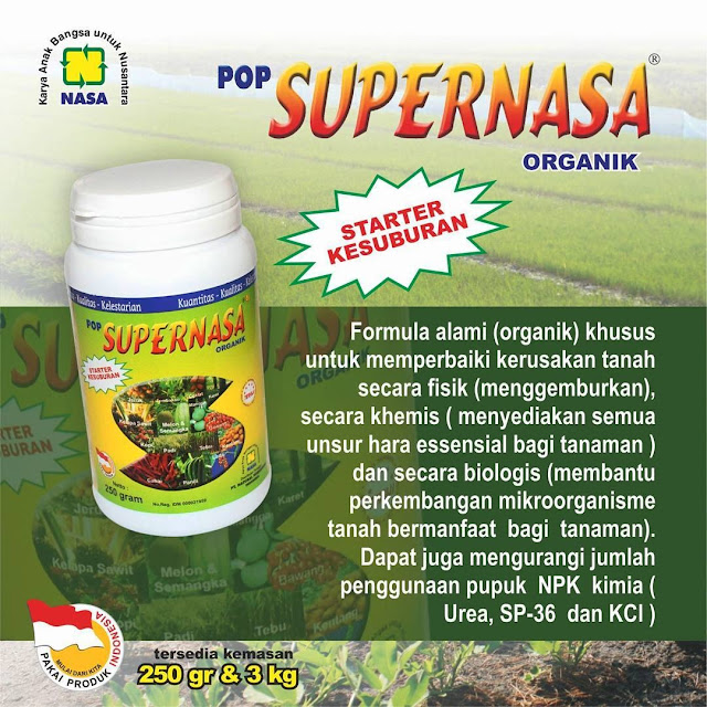 Sepernasa - Pupuk Organik Untuk Pembenah Tanah Supaya Kembali Subur Lagi