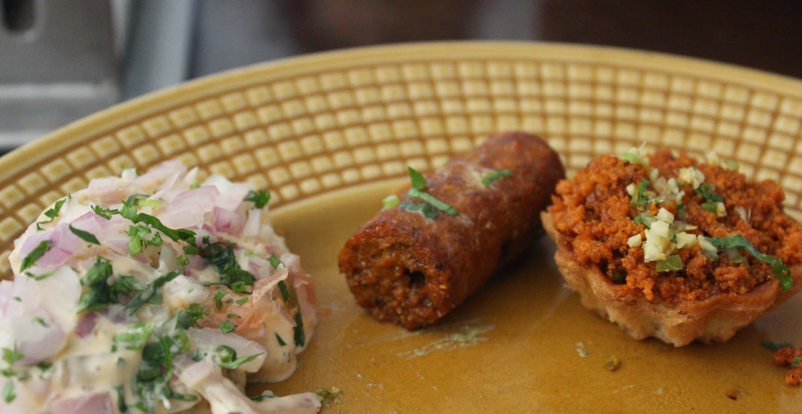  Salsa Potato, Mutton Seekh Kebab and Keema Tart | Foodaholix