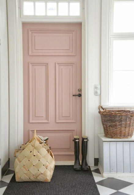 Beautiful door inspiration for home design seen on Hello Lovely Studio