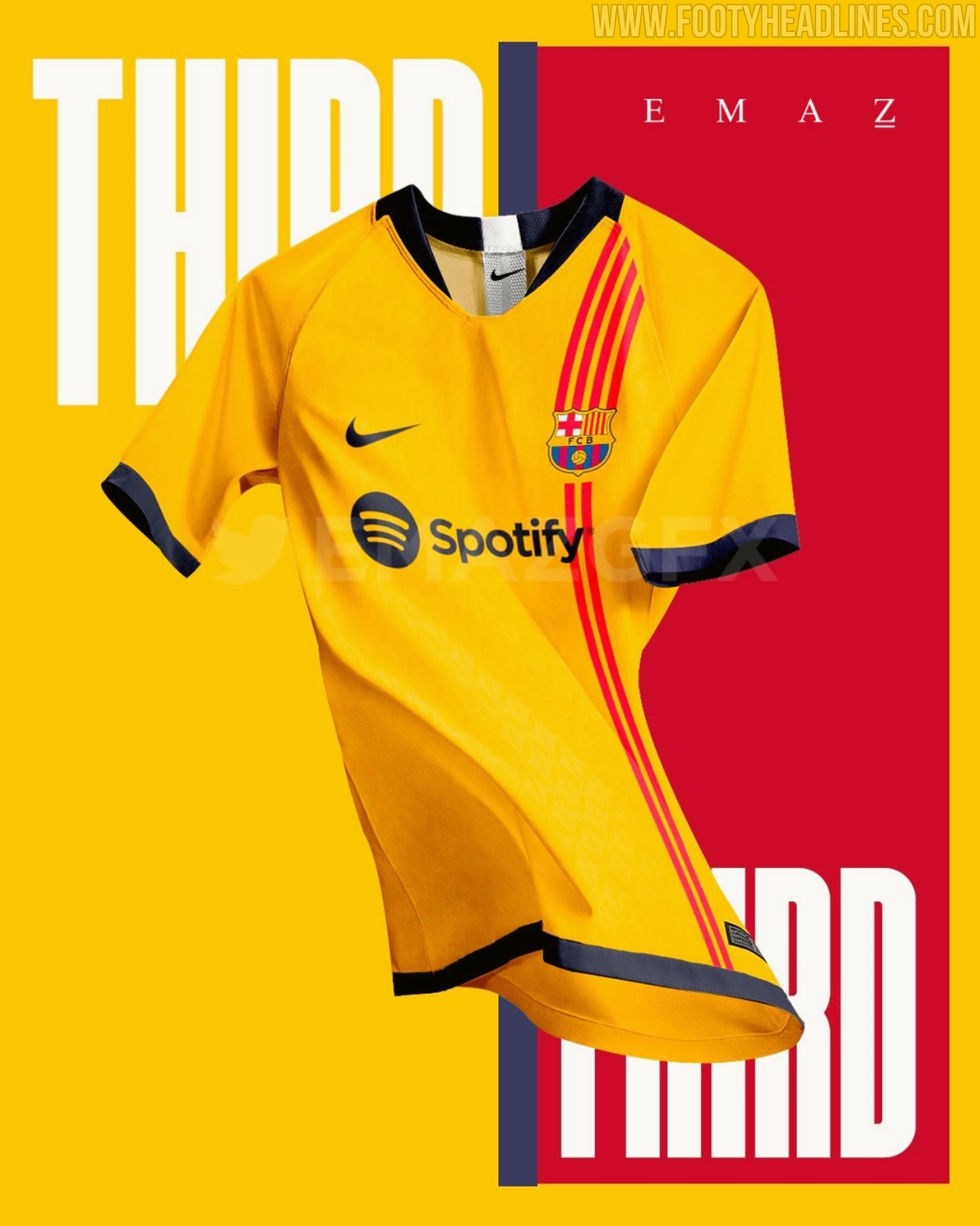 Launch Dates + New Pictures: FC Barcelona 23-24 Away & Third Kits Leaked -  Footy Headlines