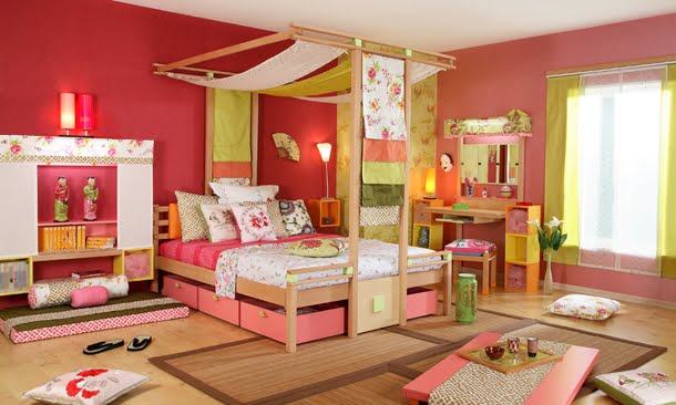 DORMITORIO JAPONES PARA NIÑA