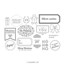 Tags and tidings by Stampin' Up!