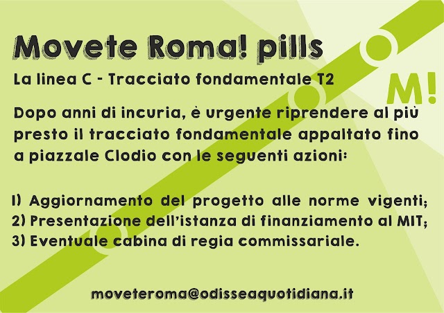 Movète Roma Pillola, numero 1, la Metro C