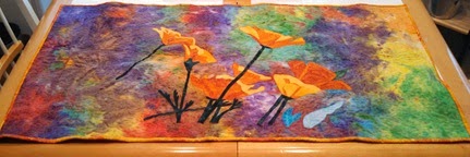 Yellow Poppies - donated to Carol Joy Holling Camp Quilt Auction