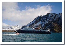 Harbour launch and Plancius