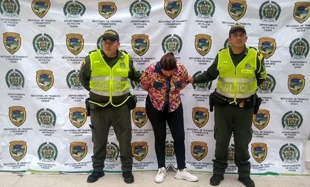 Mujer buscada por homicidio en Cundinamarca fue captura al sur del Cesar