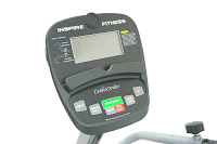 Inspire Fitness Cardio Strider CS2.5 LCD console, with 8 preset programs, Quick Start. Displays watts, distance, RPM, calories, scan