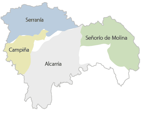 La Serrania.: Comarcas de Guadalajara.