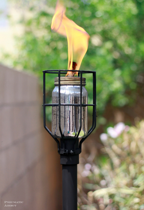 How to make an industrial style tiki torch