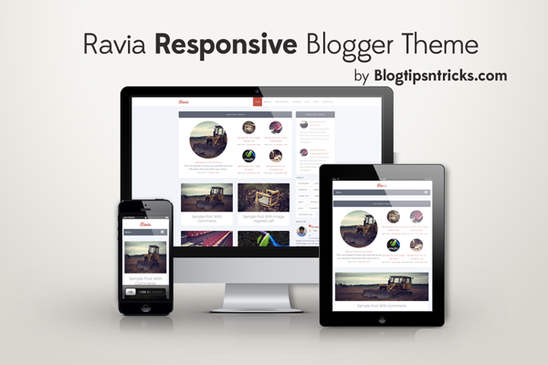 Ravia Responsive Blogger Theme Demo